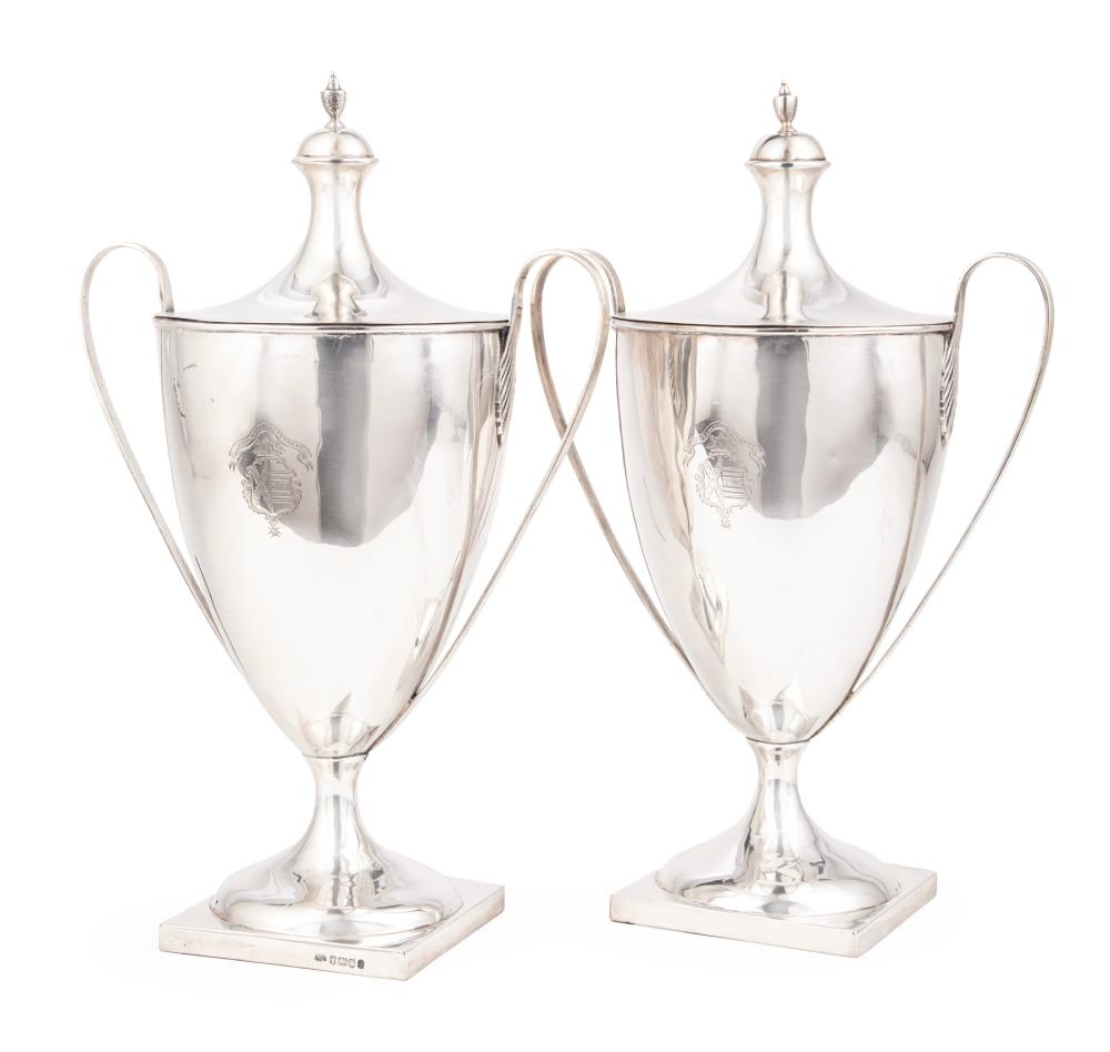 HESTER BATEMAN STERLING SILVER CUPS