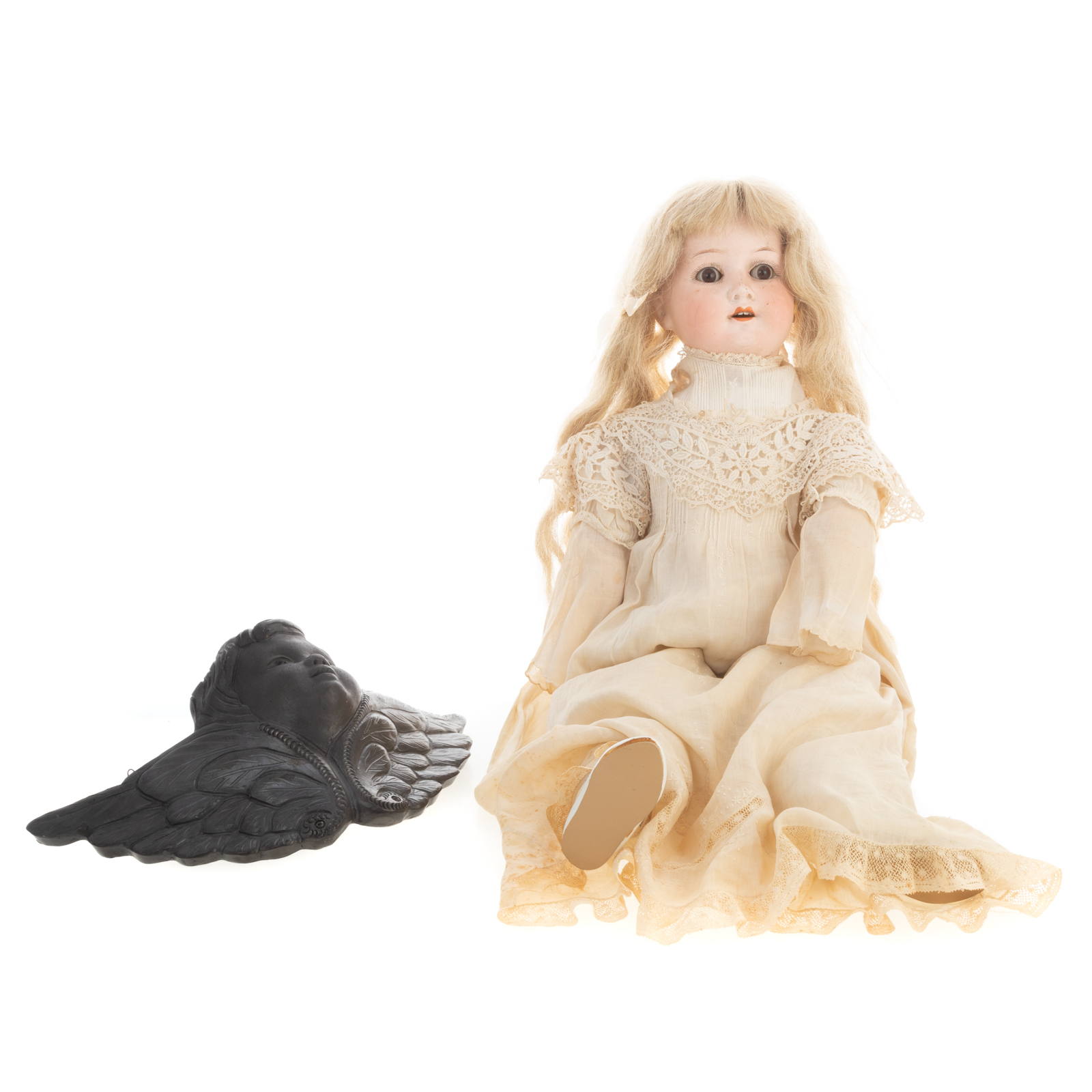 HEUBACH BISQUE & COMPOSITION DOLL