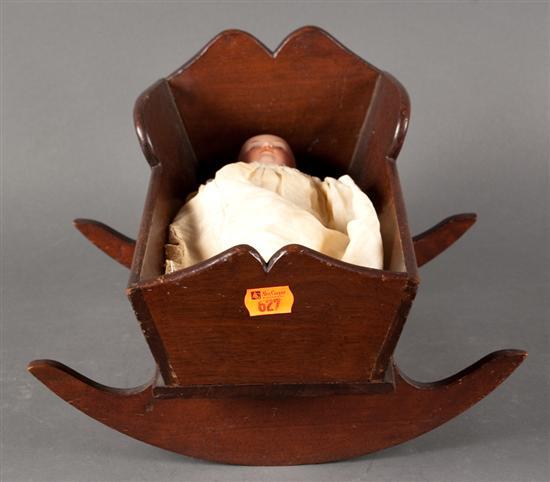 Heubach painted bisque head doll