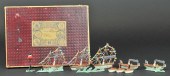 HEYDE BOXED TOY BOAT SET Germa