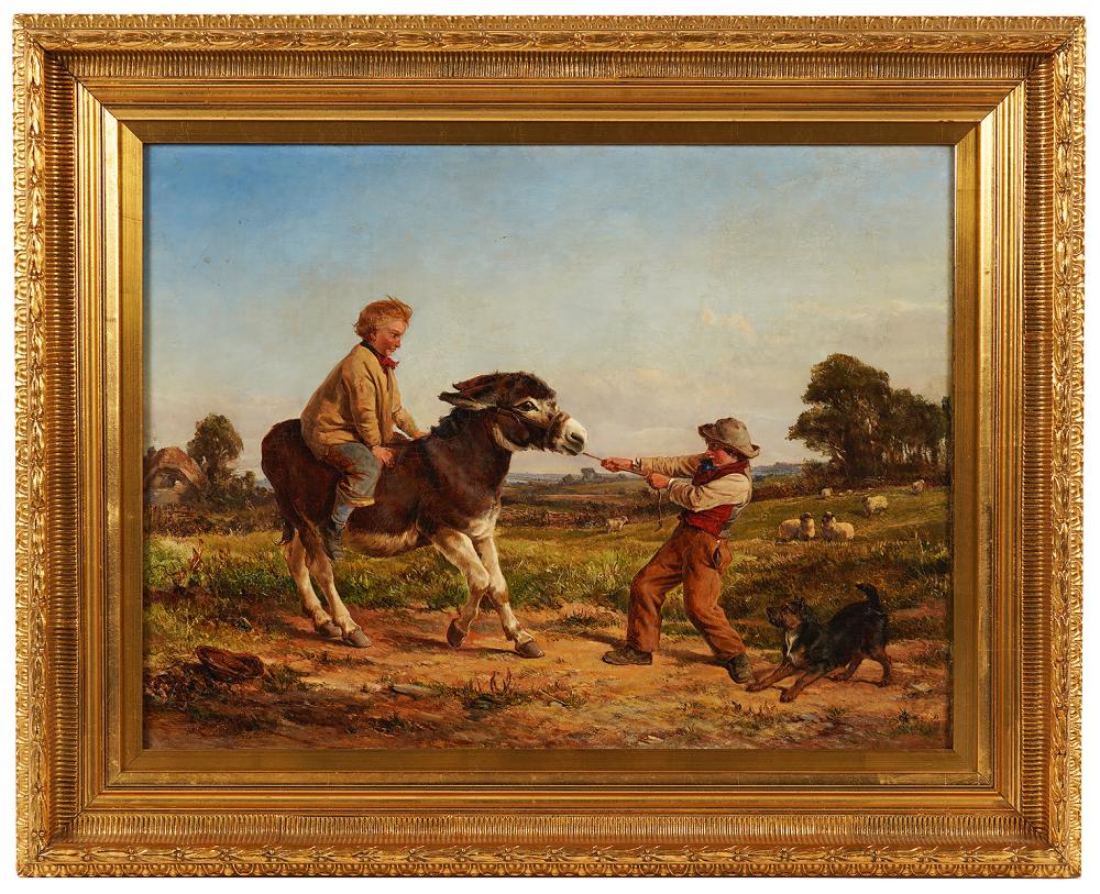 HEYWOOD HARDY 'BOYS & DONKEY' OIL