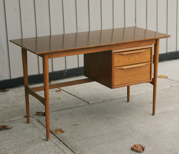 Heywood Wakefield desk with dark