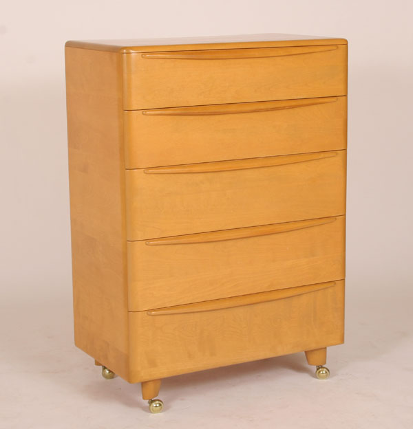 Heywood Wakefield Wheat 5 drawer