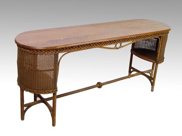 HEYWOOD WAKEFIELD WICKER SOFA