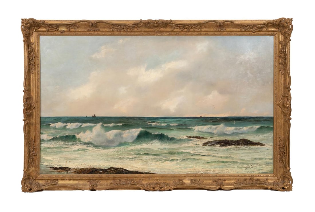 H.H. STANTON, MARITIME SEASCAPE