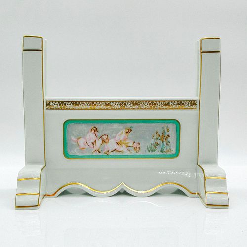 HIBEL GILDED PORCELAIN PLAQUE