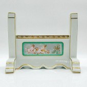 HIBEL GILDED PORCELAIN PLAQUE
