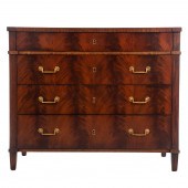 HICKORY CHAIR BANDED MAHOGANY