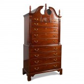HICKORY CHAIR BONNET TOP MAHOG
