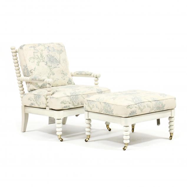 HICKORY CHAIR, PAINTED SPOOL LEG