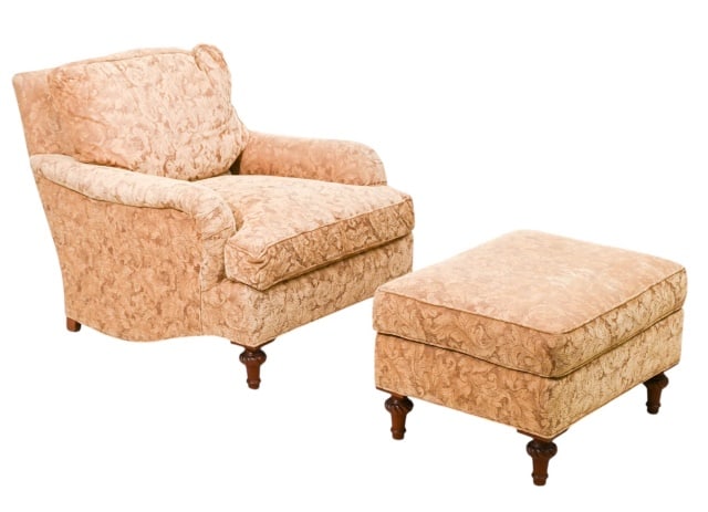 HICKORY CUSTOM UPHOLSTERED CLUB