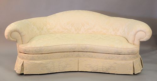HICKORY UPHOLSTERED SOFA HAVING