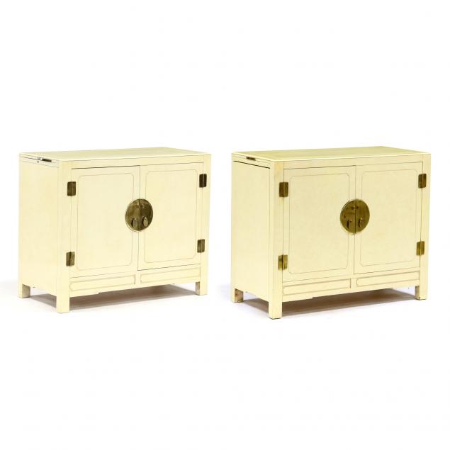 HICKORY-WHITE, PAIR OF MING STYLE