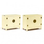 HICKORY-WHITE, PAIR OF MING ST