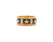 HIDALGO 18K GOLD, ENAMEL, AND