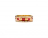 HIDALGO 18K GOLD, ENAMEL, AND