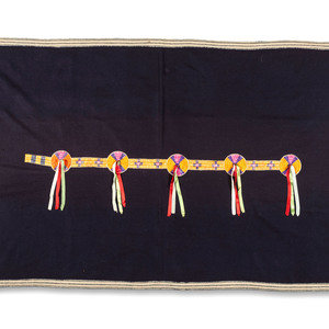 Hidatsa Quilled Blanket Strip  ca