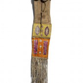 Hidatsa Quilled Hide Tobacco B