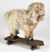 HIDE COVERED GOAT PLATFORM PUL