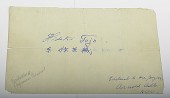 Hideki Tojo Signed Card Card w