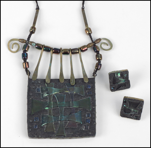 HIGGINS IRIDESCENT GLASS