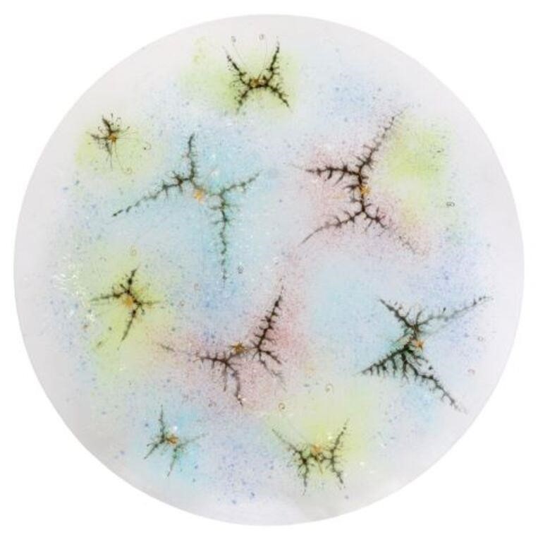 HIGGINS MID-CENTURY GLASS BUTTERFLY