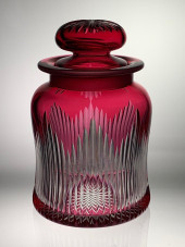 HIGGINS & SEITER CUT GLASS HUM
