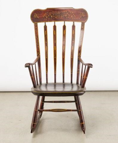 HIGH BACK ROCKER WITH ARMS, MID
