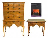 HIGH CHEST AND DRESSING TABLE,