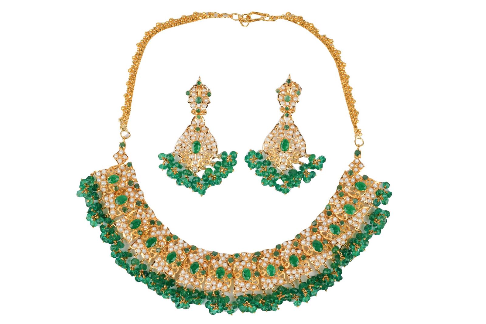 HIGH KARAT YELLOW GOLD, EMERALD,