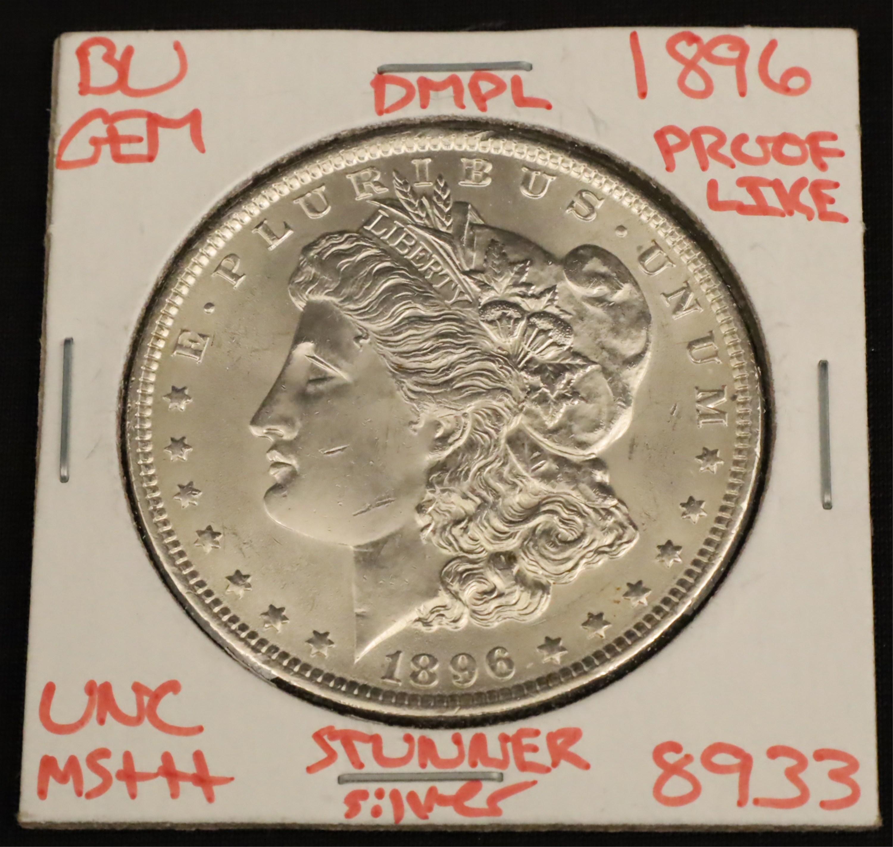 HIGH QUALITY 1896 MORGAN SILVER