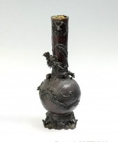 HIGH RELIEF JAPANESE BRONZE DR