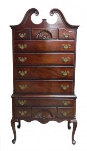 HIGHBOY, 20TH C. REPRODUCTION,