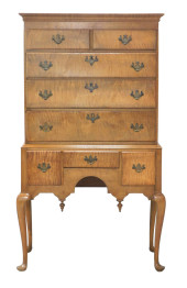 HIGHBOY, AMERICAN, 20TH C, MAP