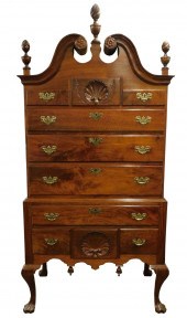 HIGHBOY OR HIGH CHEST OF DRAWE