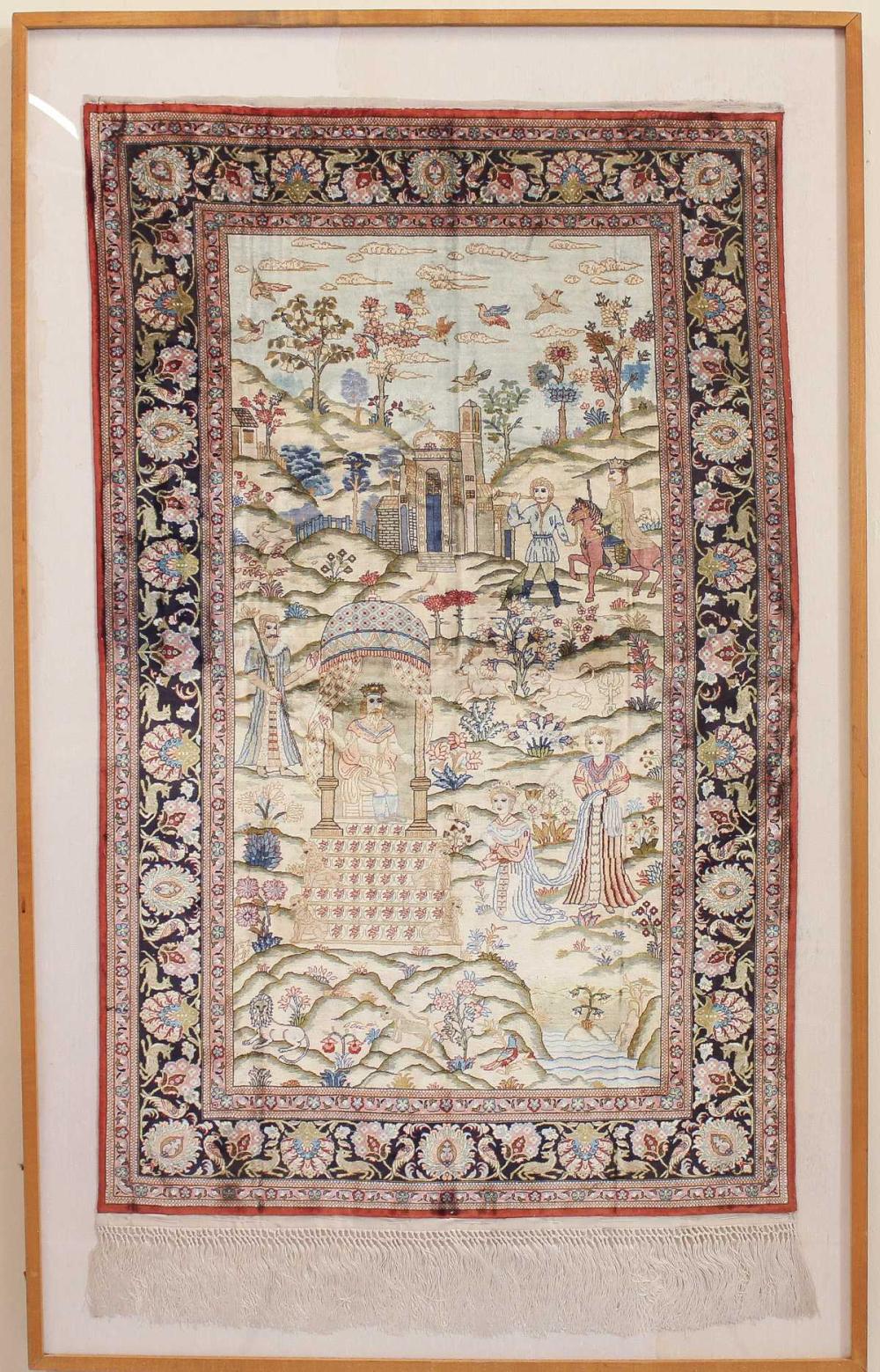 HIGHEST QUALITY PICTORIAL SILK WALL