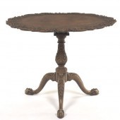 HIGHLY CARVED PIECRUST TILT TO