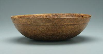 Highly figured burlwood bowl,