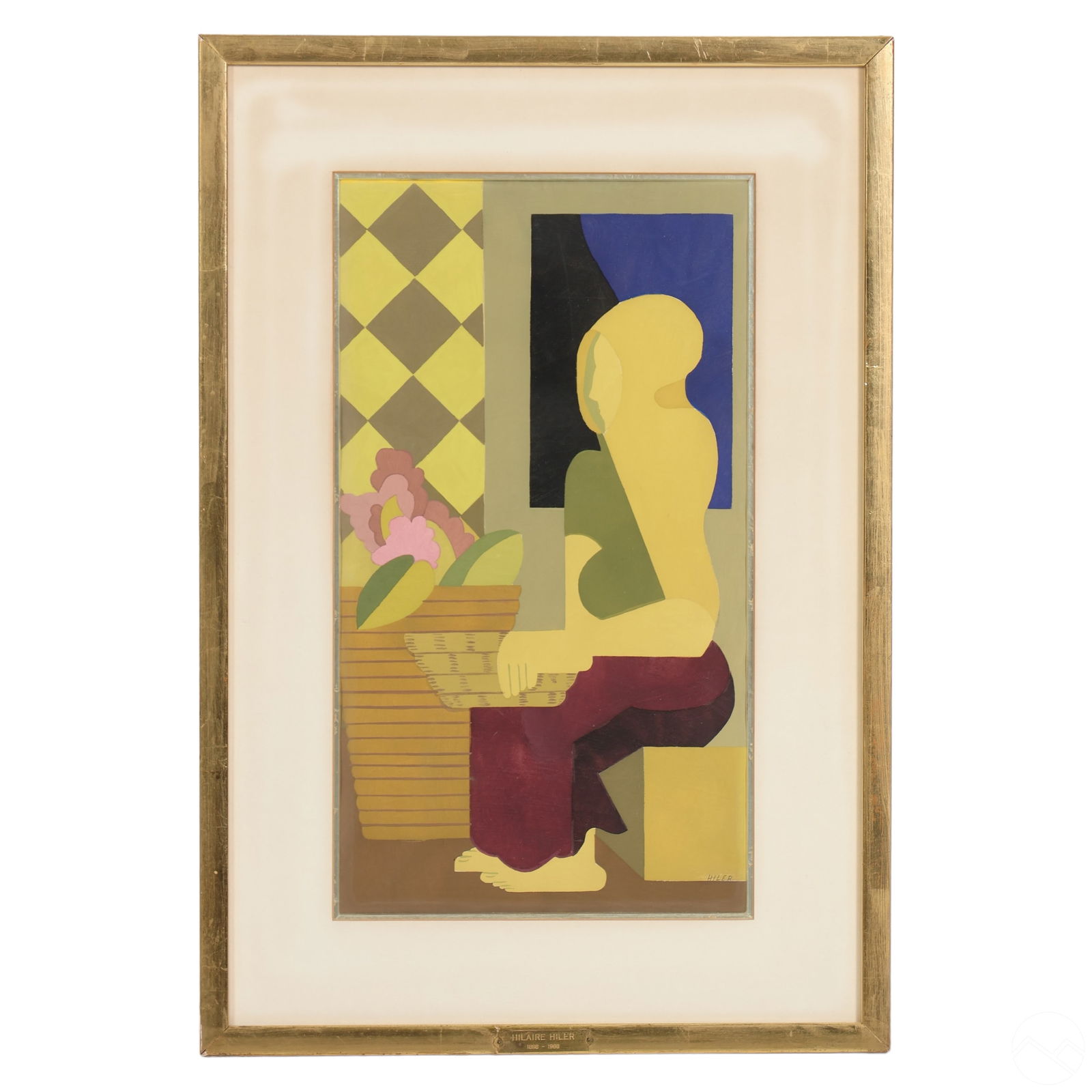 HILAIRE HILER 1898-1966 COLORED