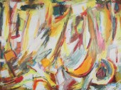 HILDA EPNER OIL ON CANVAS ABST