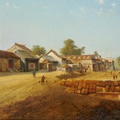 HILDEBRANDT (ATTRIB), OIL CANV