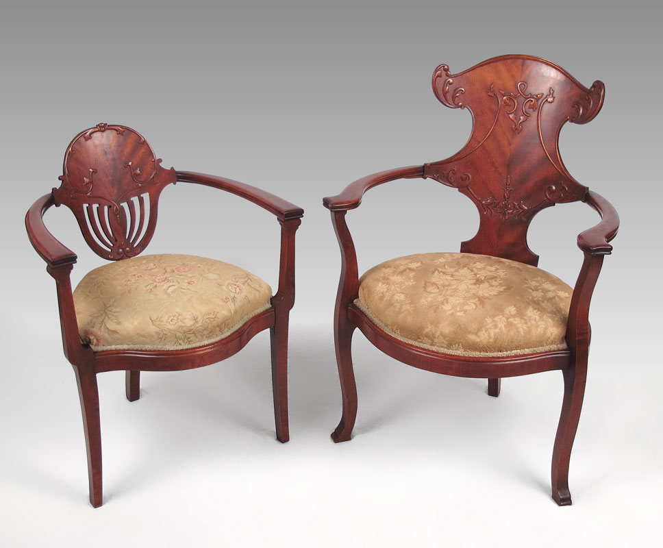 HILGERS ART NOUVEAU LADY AND