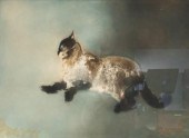 HIMALAYAN BLUE POINT SERIGRAPH