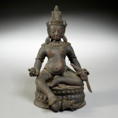 HIMALAYAN BRONZE FIGURE OF JAM