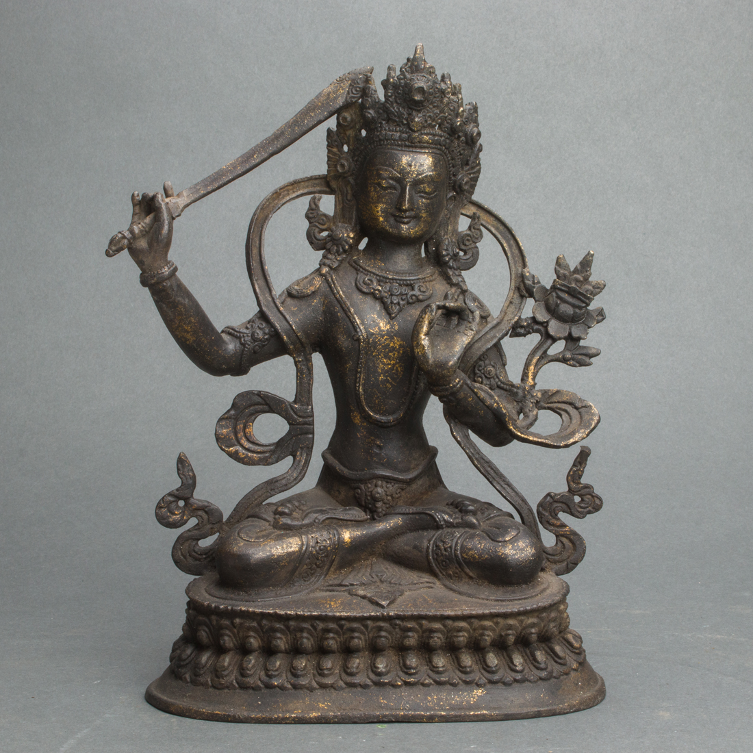HIMALAYAN BRONZE FIGURE OF OF