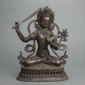 HIMALAYAN BRONZE FIGURE OF OF