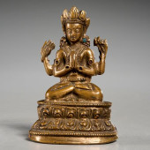 HIMALAYAN COPPER ALLOY BODHISA