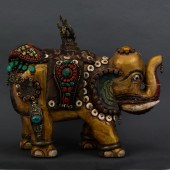 HIMALAYAN GEMSTONE DECORATED E