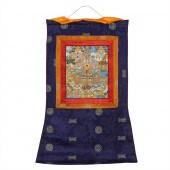 HIMALAYAN THANGKA OF BUDDHA Hi