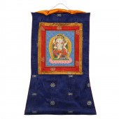 HIMALAYAN THANGKA OF DANCING G
